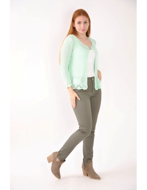 CHAQUETA PUNTO C/1 BOTÓN 
