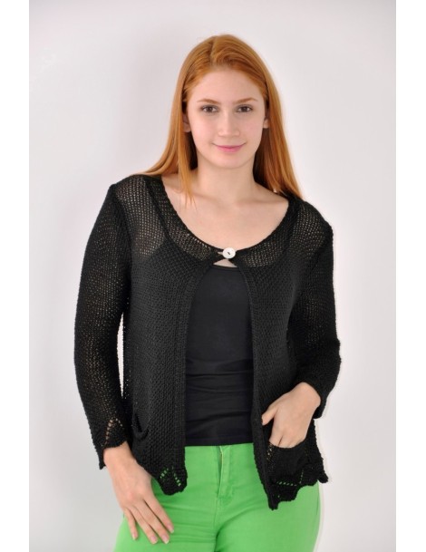 CHAQUETA PUNTO C/1 BOTÓN 