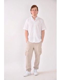 PANTALÓN LINO CARGO