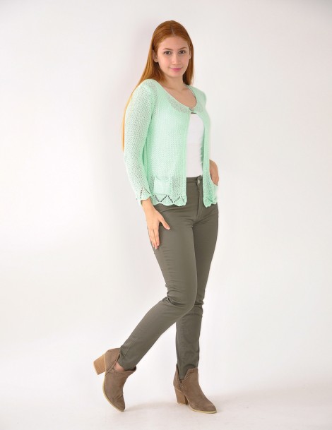 CHAQUETA PUNTO C/1 BOTÓN 