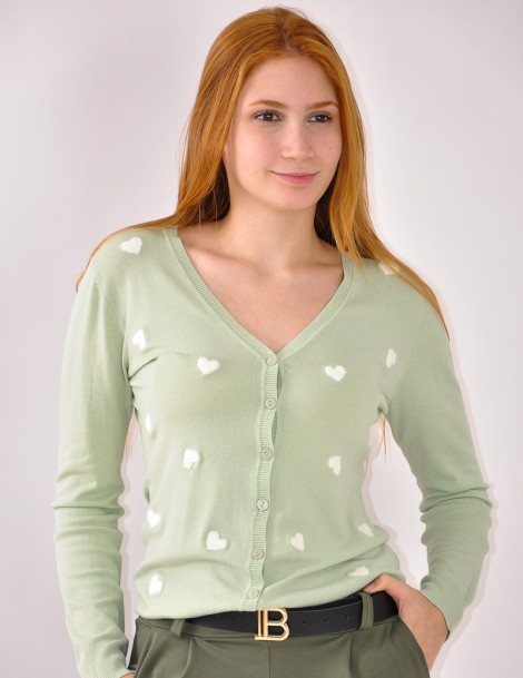 CARDIGAN C/CORAZONES
