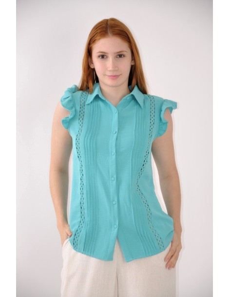 BLUSA COM FOLHO
