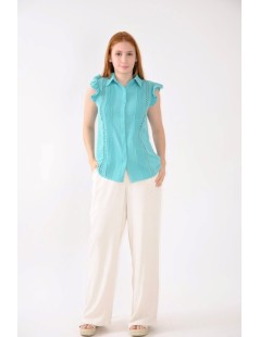BLUSA COM FOLHO
