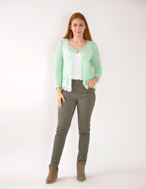 CHAQUETA PUNTO C/1 BOTÓN 