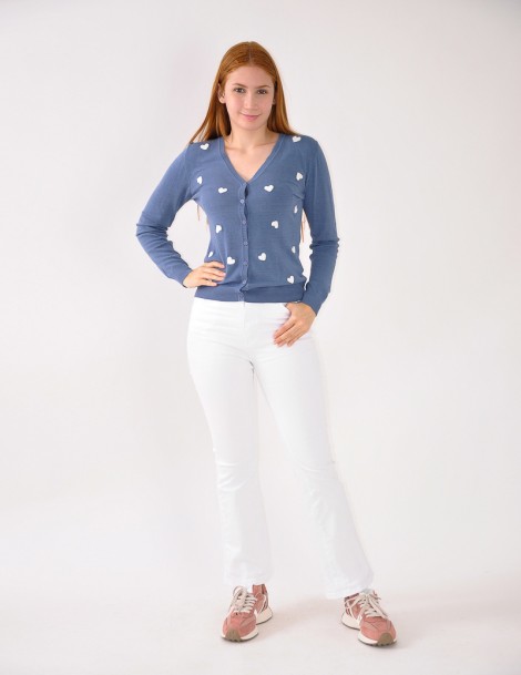 CARDIGAN C/CORAZONES