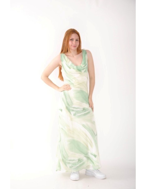 VESTIDO LARGO ESTAMPADO