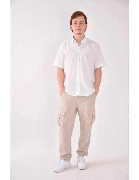 PANTALÓN LINO CARGO