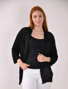 CHAQUETA PUNTO M/CORTA ABIERTA 
