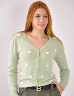 CARDIGAN C/CORAZONES