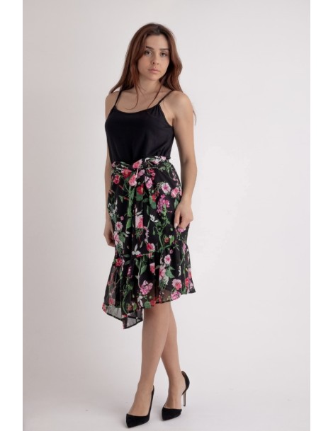 FALDA LARGA ESTAMPADA