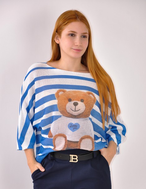 BLUSA PUNTO ESTAMPADA