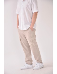 PANTALÓN LINO CARGO