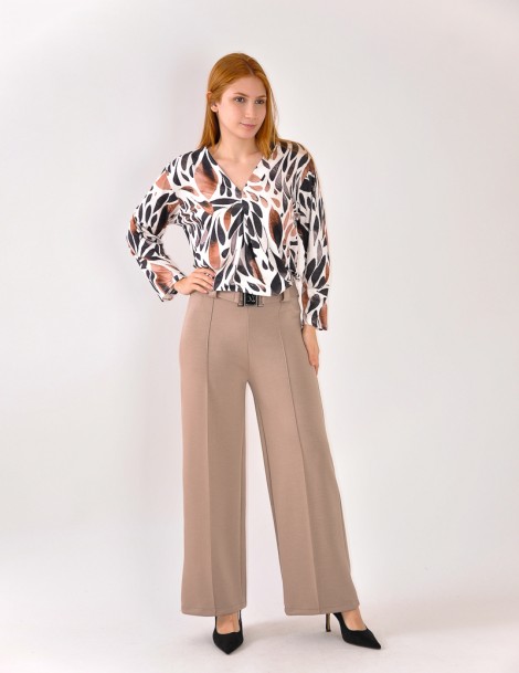BLUSA ESTAMPADA M/LARGA