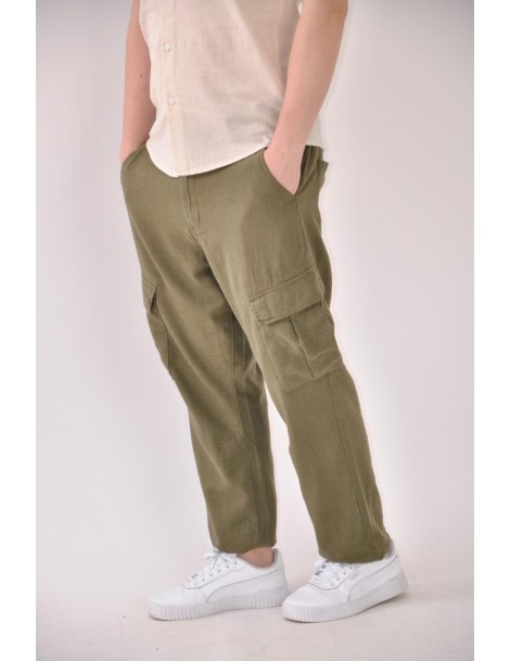 PANTALÓN LINO CARGO