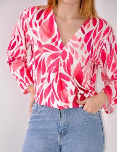 BLUSA ESTAMPADA M/LARGA