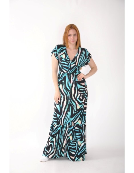 VESTIDO ESTAMPADO LARGO