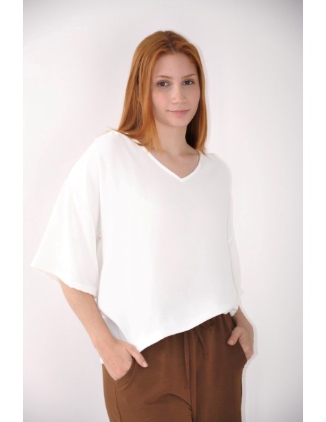 BLUSA CUELLO PICO