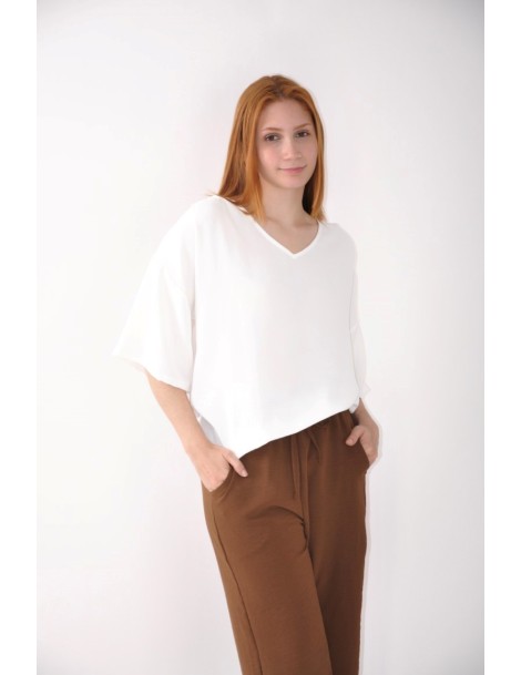 BLUSA CUELLO PICO