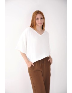 BLUSA CUELLO PICO