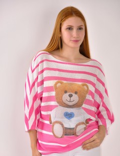 BLUSA PUNTO ESTAMPADA