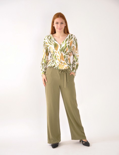 BLUSA ESTAMPADA M/LARGA