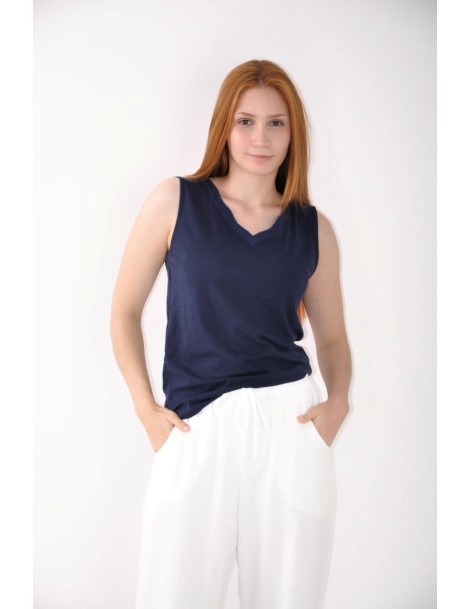 PANTALÓN BASICO ANCHO GOMAS