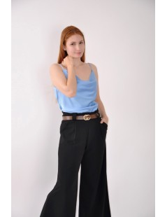 PANTALÓN ANCHO PINZAS C/CINTURÓN