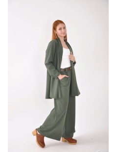 PANTALÓN ANCHO PINZAS C/CINTURÓN