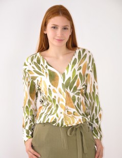 BLUSA ESTAMPADA M/LARGA