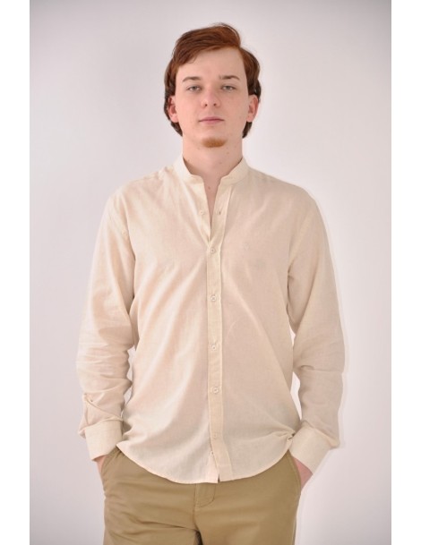 CAMISA M/LARGA C/MAO DE LINO