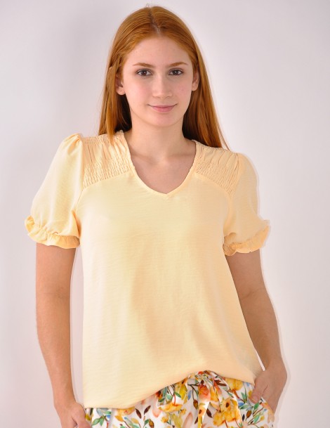 BLUSA CUELLO PICO 