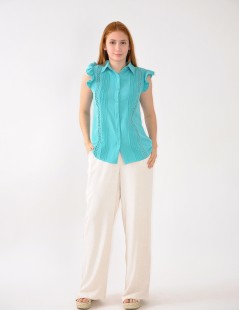 BLUSA COM FOLHO