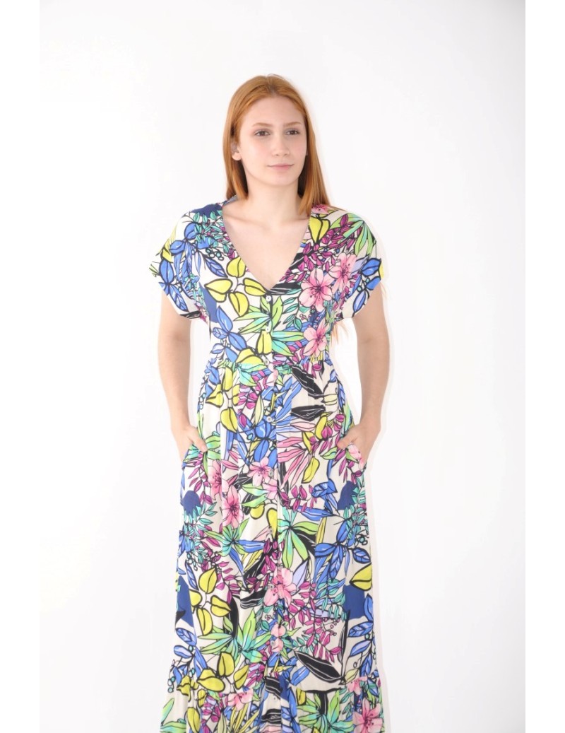 VESTIDO COMPRIDO ESTAMPADO