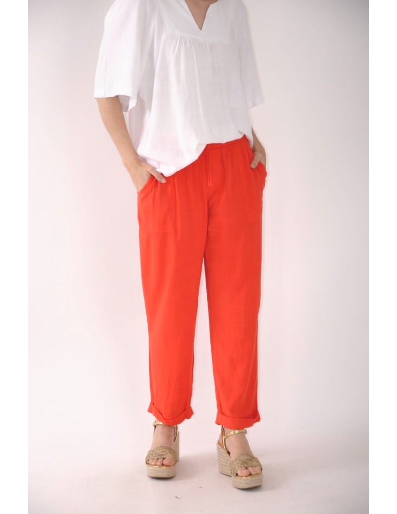 PANTALÓN TOBILLERO LINO