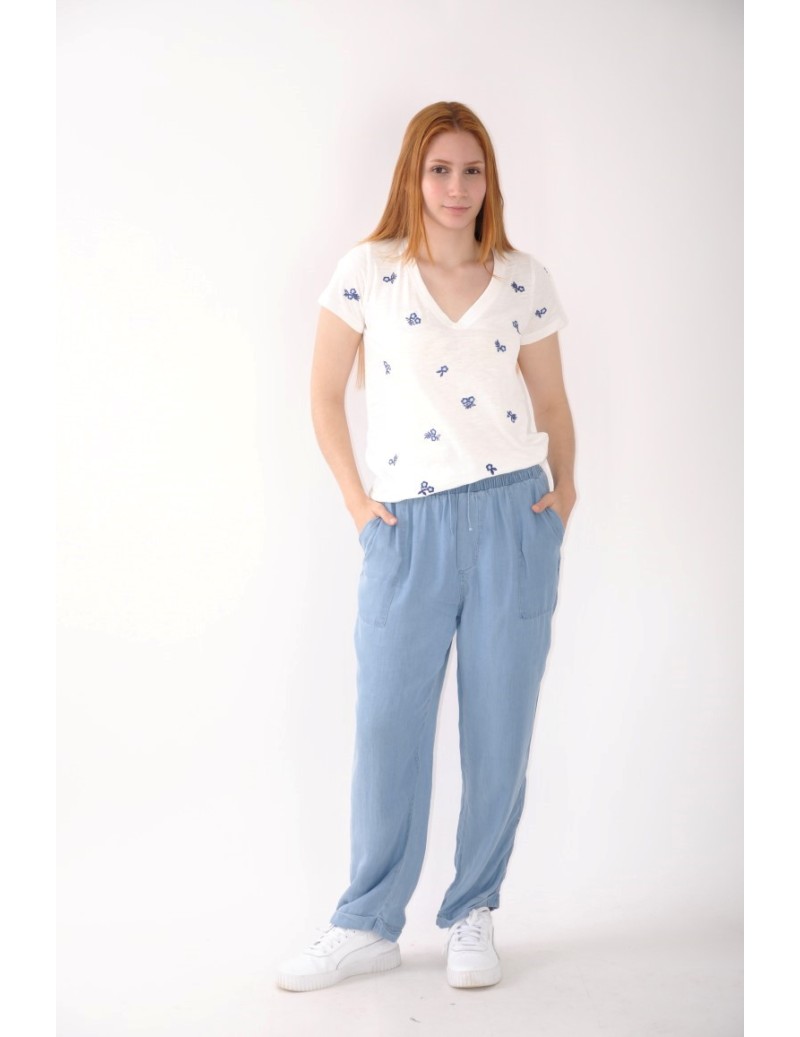 PANTALÓN TOBILLERO DENIM