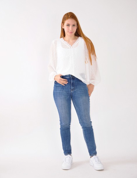 BLUSA PLUMETI C/PICO