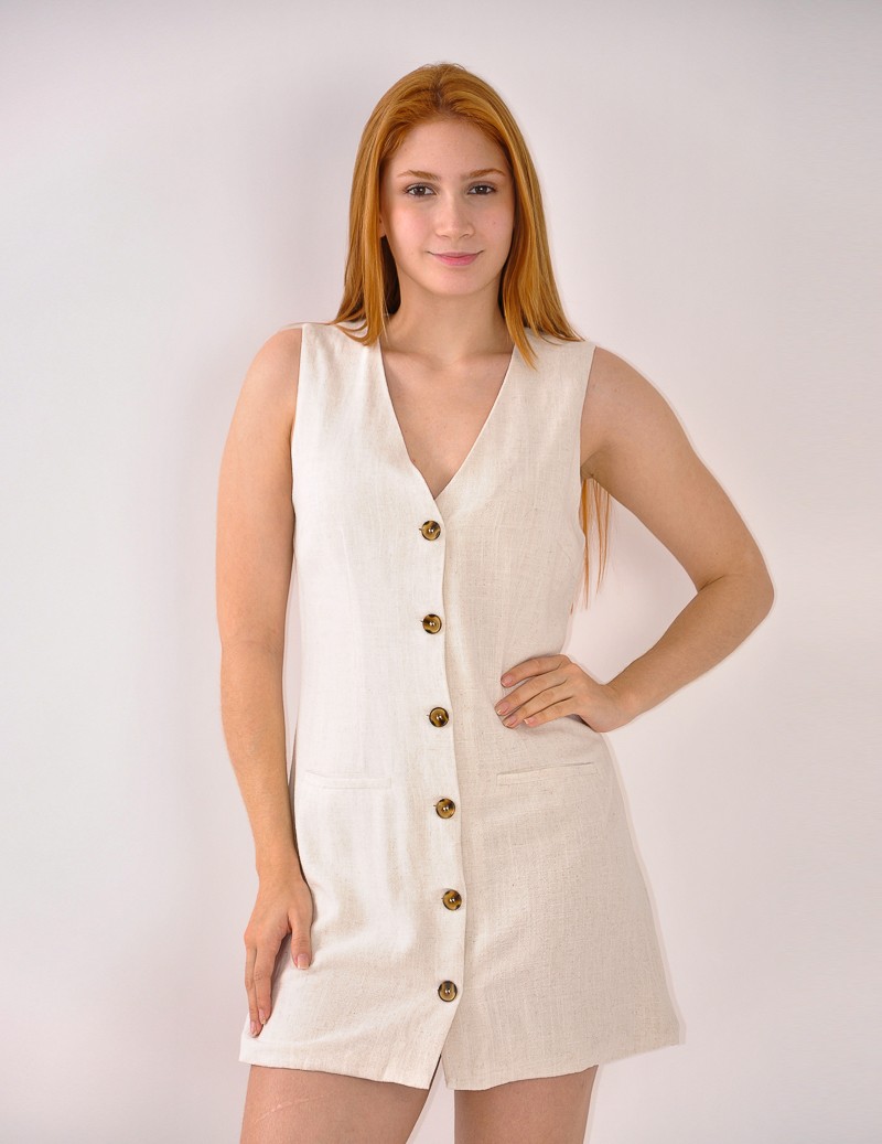 VESTIDO C/BOTÕES