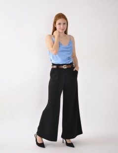 PANTALÓN ANCHO PINZAS C/CINTURÓN