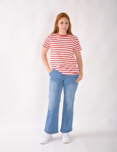 CAMISETA ESTAMPADA RAYAS 