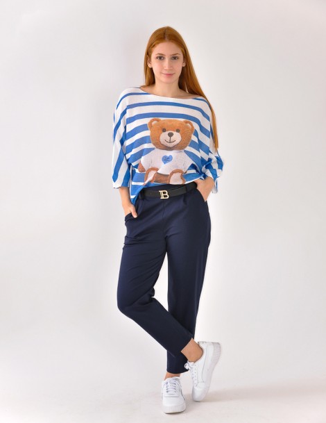 CAMISOLA TRICOT ESTAMPADA