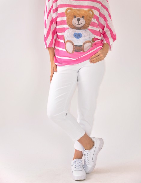 CAMISOLA TRICOT ESTAMPADA
