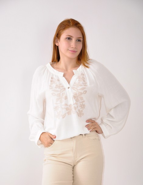 BLUSA BORDADA 