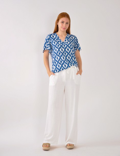 BLUSA CUELLO PICO 