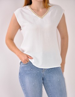 BLUSA GOLA EM BICO