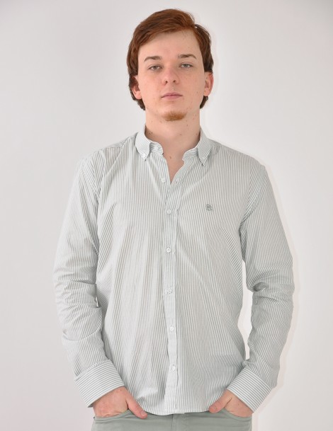 CAMISA M/LARGA RAYAS OXFORD 
