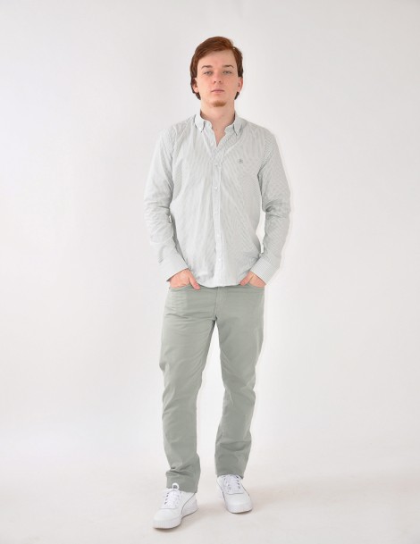 CAMISA M/LARGA RAYAS OXFORD 