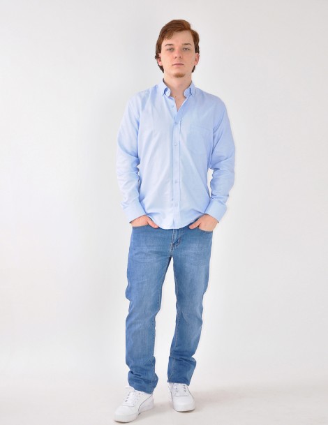 CAMISA LISA M/LARGA OXFORD