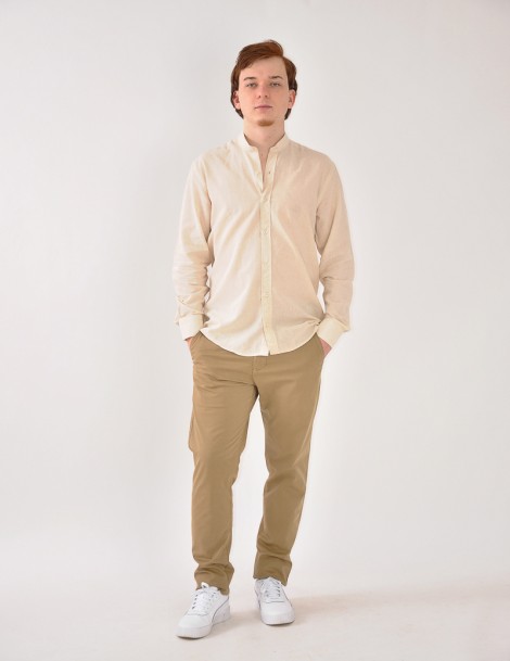 CAMISA M/LARGA C/MAO DE LINO