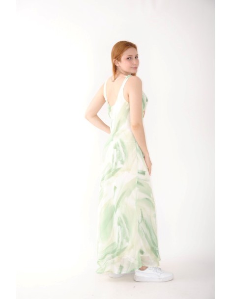 VESTIDO COMPRIDO ESTAMPADO