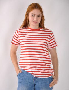 CAMISETA ESTAMPADA RAYAS 